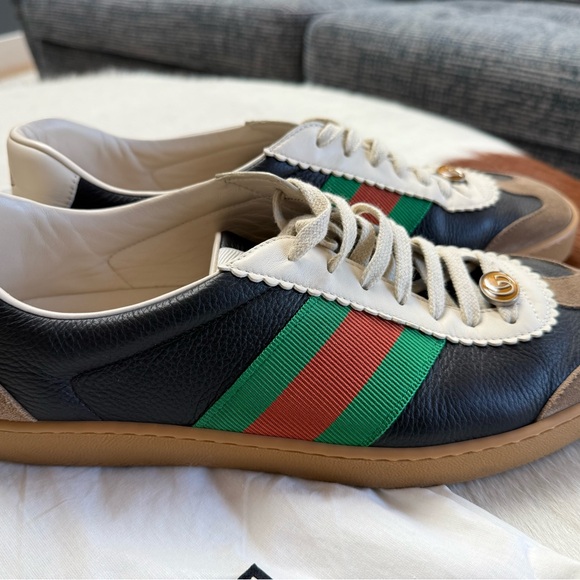 GUCCI G74 WEB LOW 'BLACK' size 12 - Picture 3 of 3